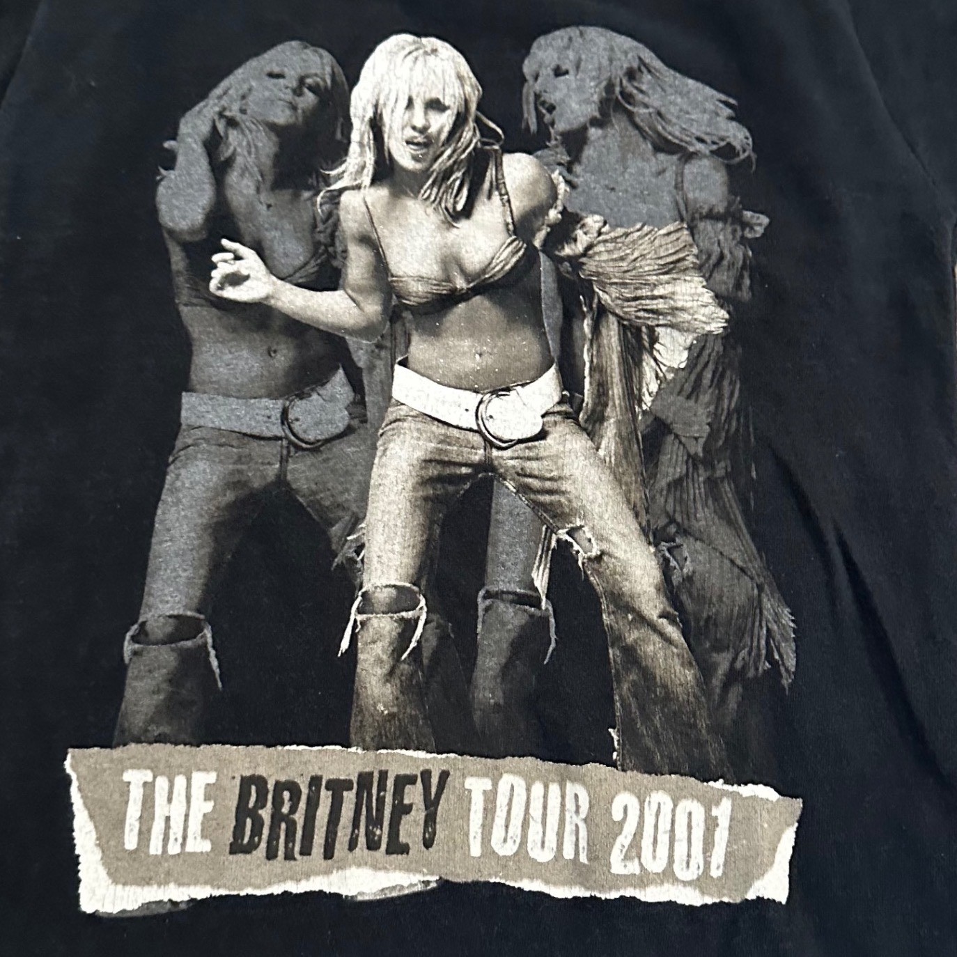 Vintage 2001 Britney Spears Concert T-Shirt The Britney Tour All Sport Size S