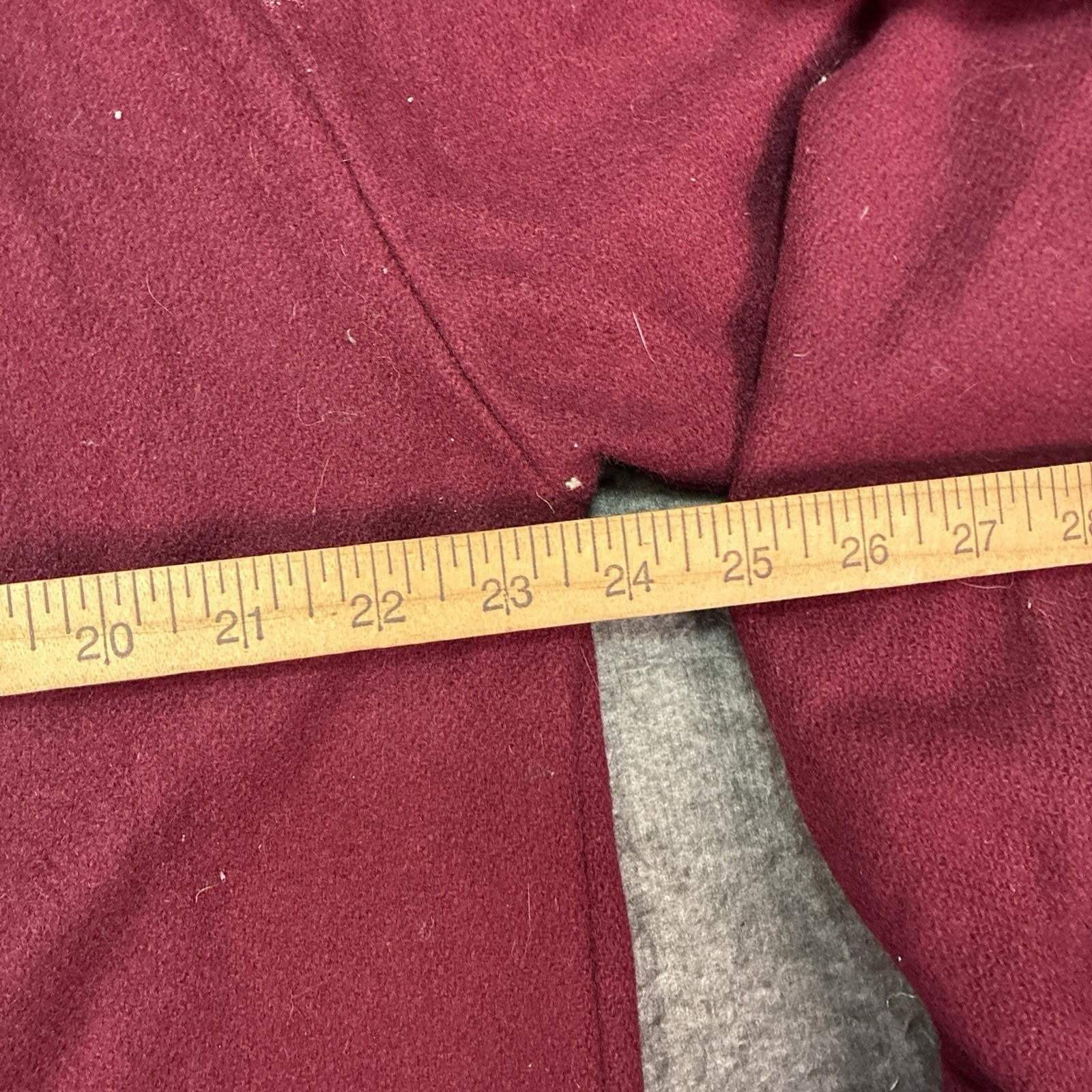 Vintage Donnybrook Women’s Wool Coat Size 14 Red USA Double Breasted 80’s 70’s