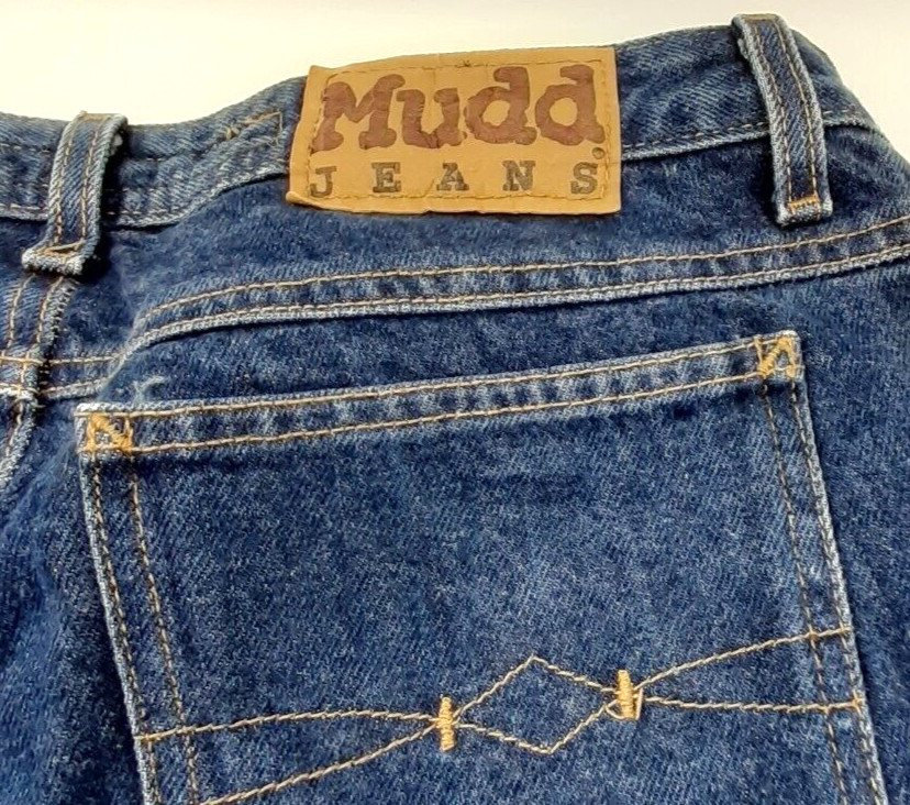 MUDD Jeans Women Size 9 Blue Vintage Low Rise Hip Hugger Y2K Bell Flare Leg NEW