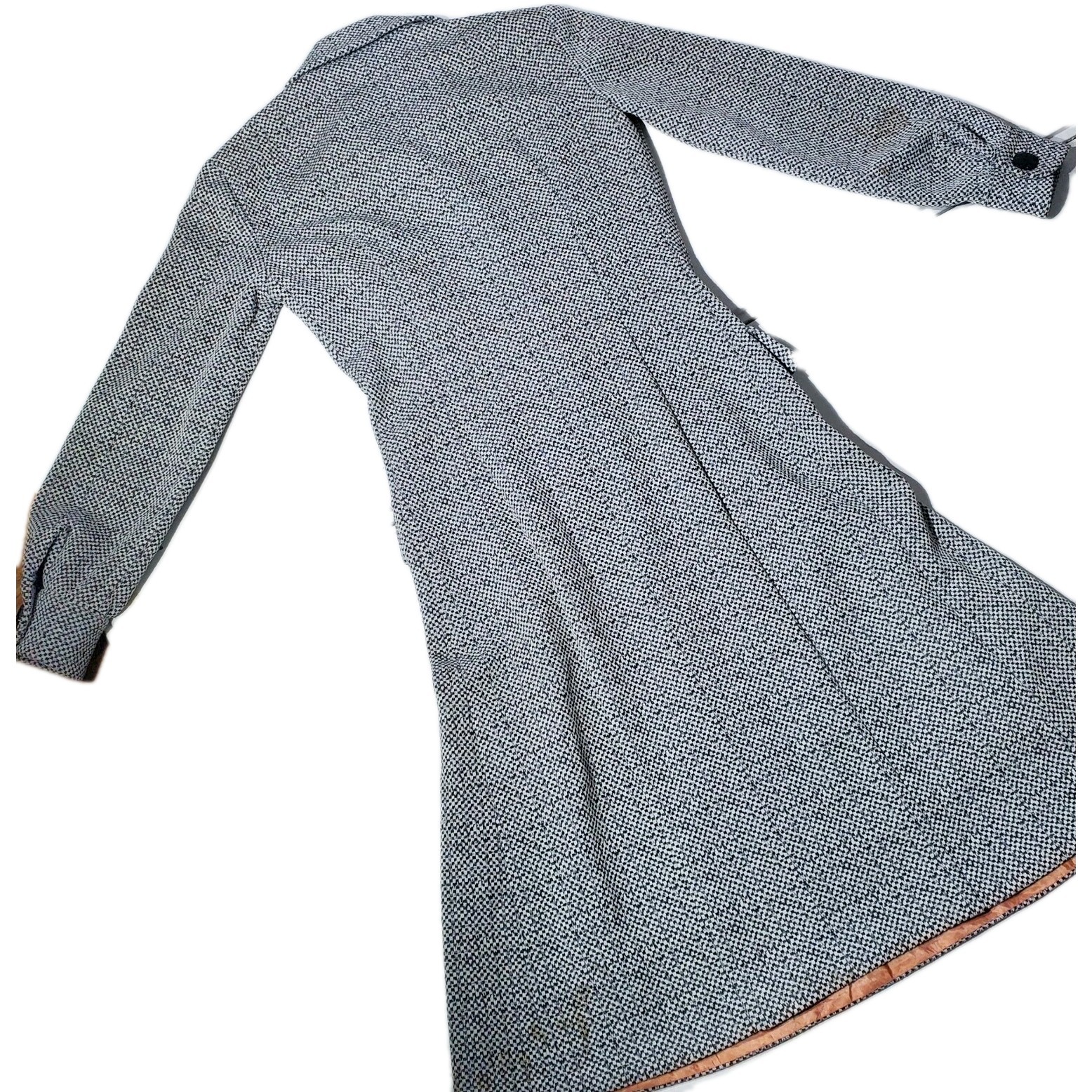 Vintage Norman Wiatt Knits Women’s Houndstooth Business Suit Dress Size Medium