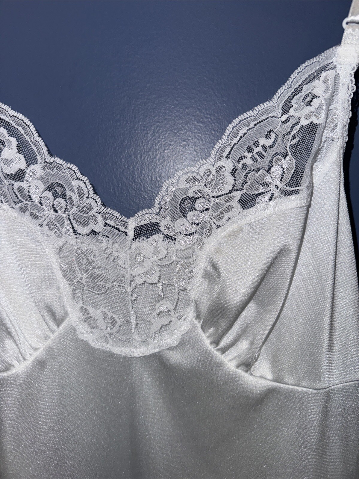 Size Small White Full Slip, Adjustable Straps, Vintage Jaclyn Smith Kmart, NWT