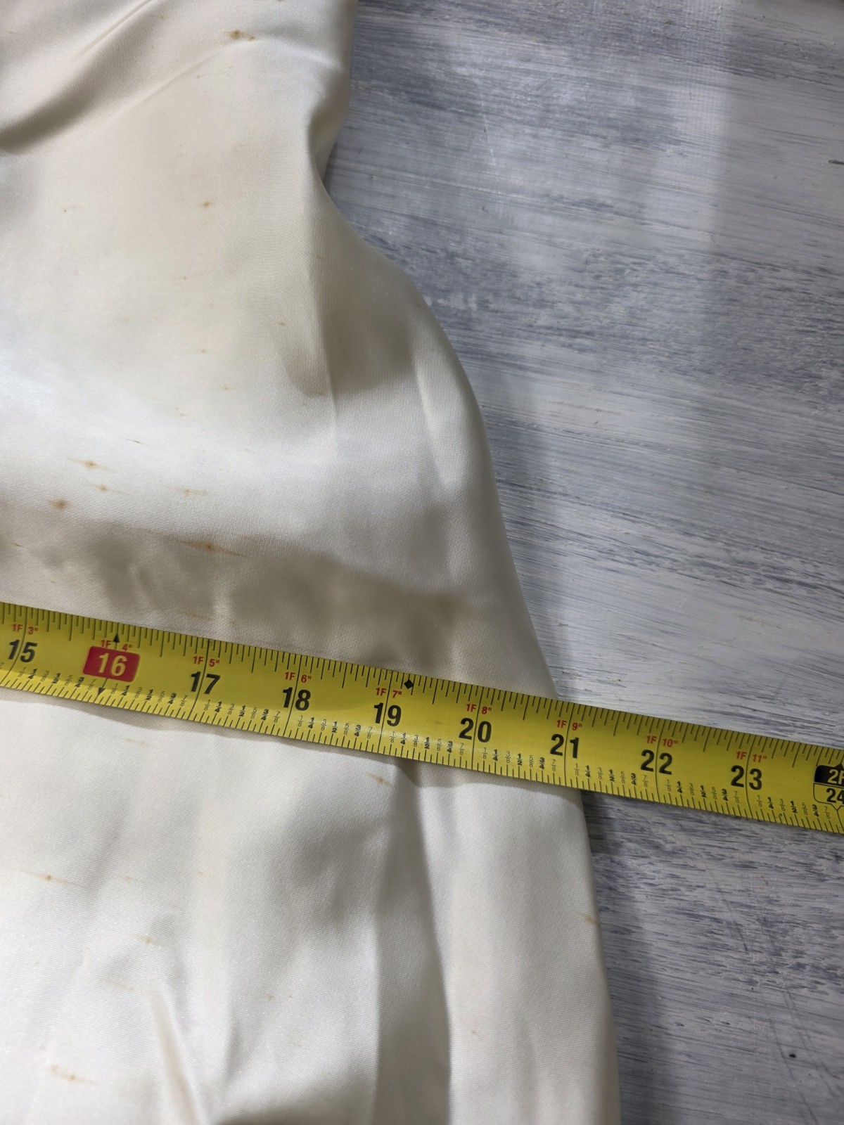 Vintage 1940s Bride Small Slipper Satin & Lace Wedding Dress Cathedral Train 40s