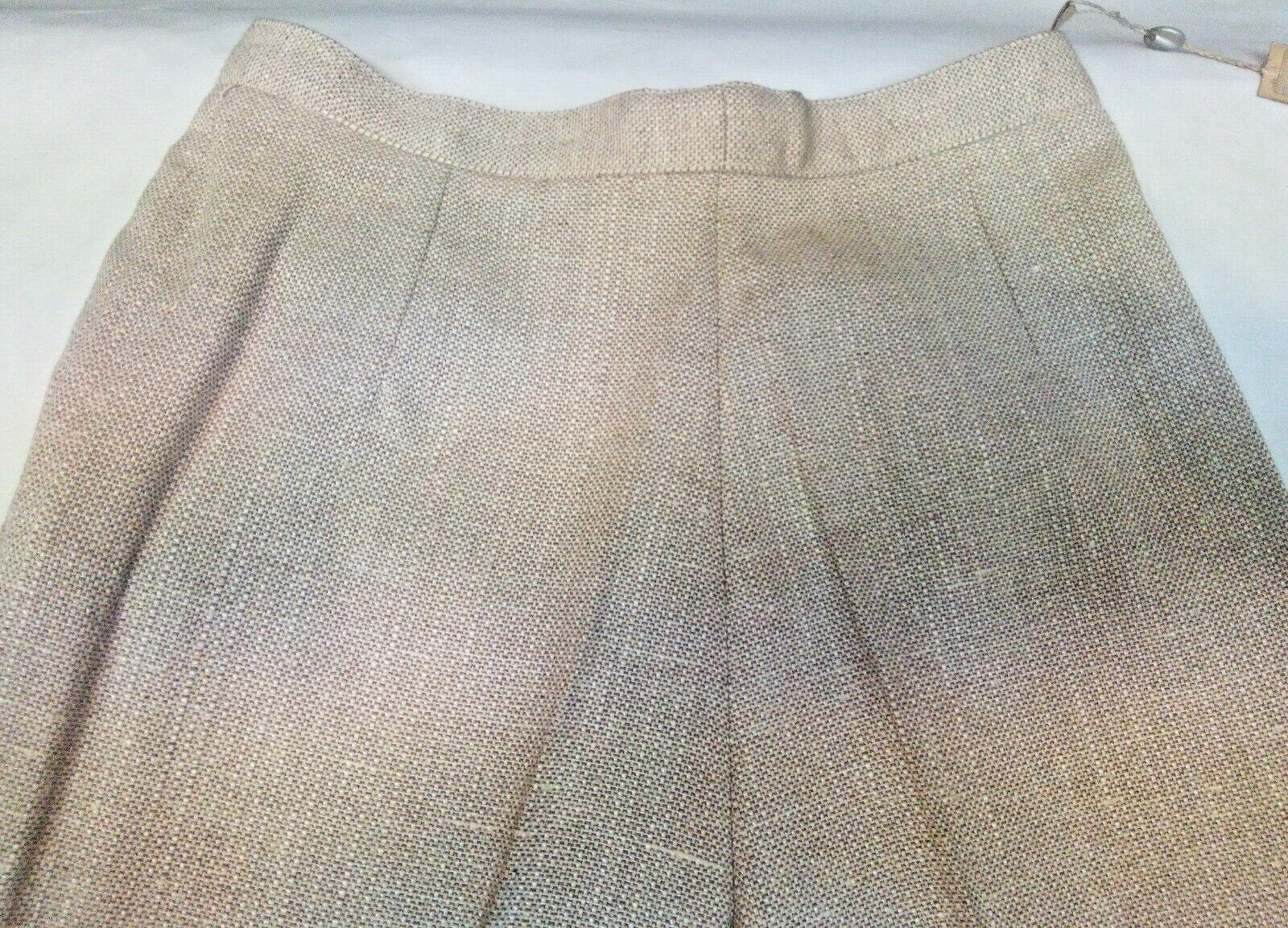 Women’s Half Pants Wool Blend Size 44 Comfortable Classic Straight Sale