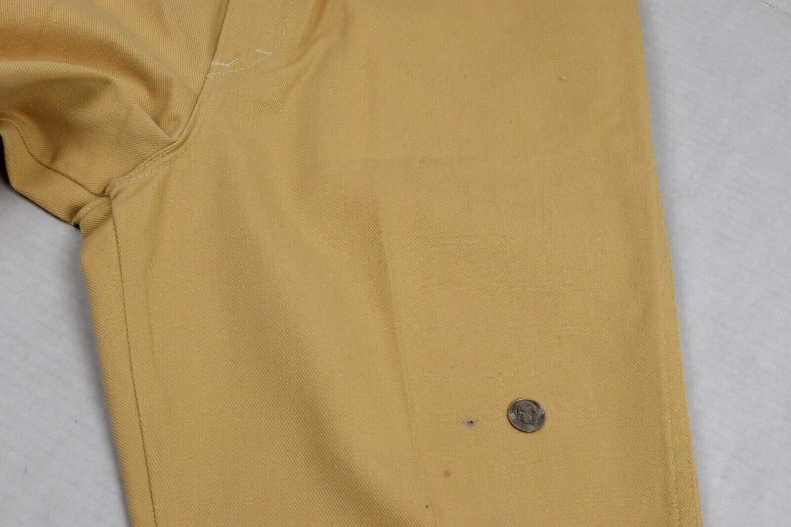 Vintage Cheryl Tiegs Pants Size 32 x 32 80s Chamois Tan Signature Made USA NWT