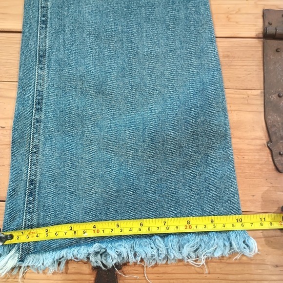 Happily Grey Flare Denim Bib Overalls Light Wash Sz 26 Cowgirl 70s Retro