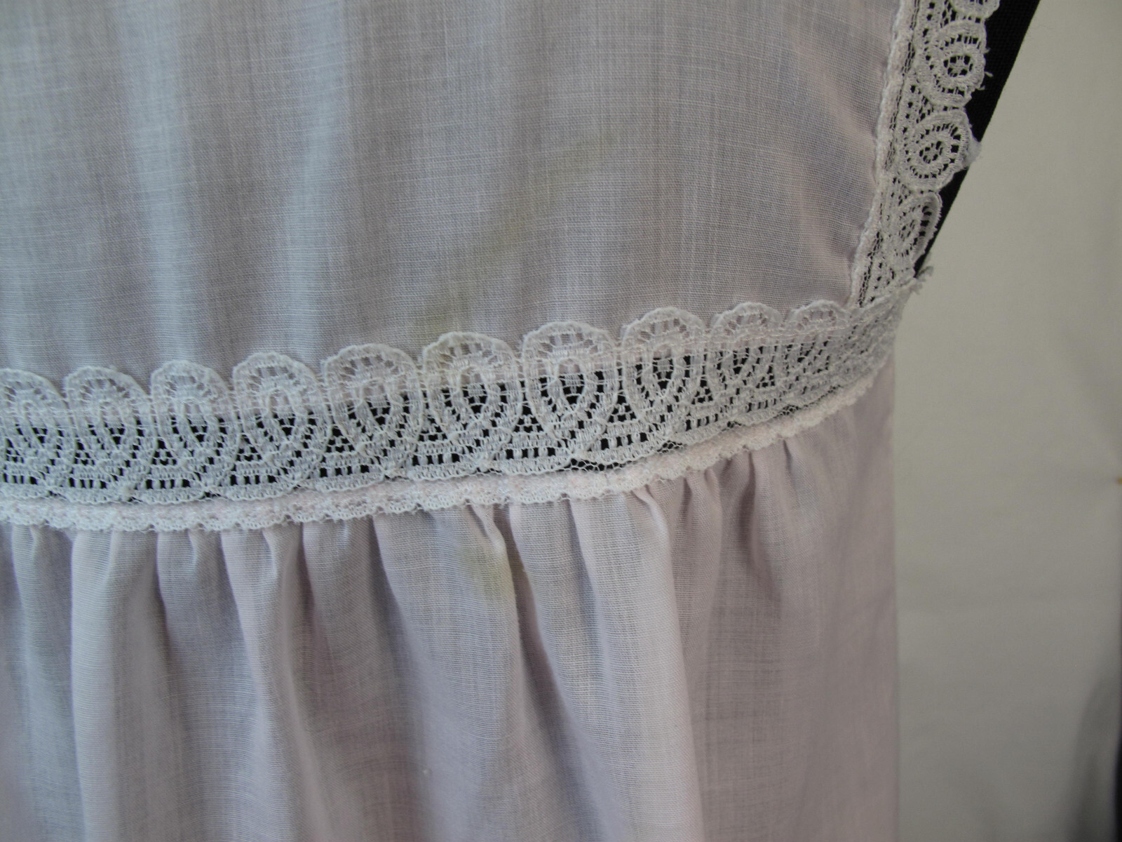 Vintage Evensong Made in USA 2pc Pink Nightgown Sleepwear Size S