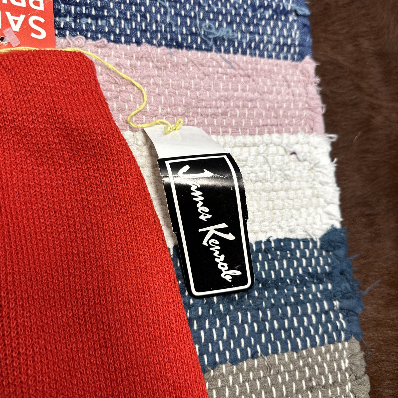 NEW NOS Vintage Plain James Kenrob Red Skirt 34×29” Deadstock