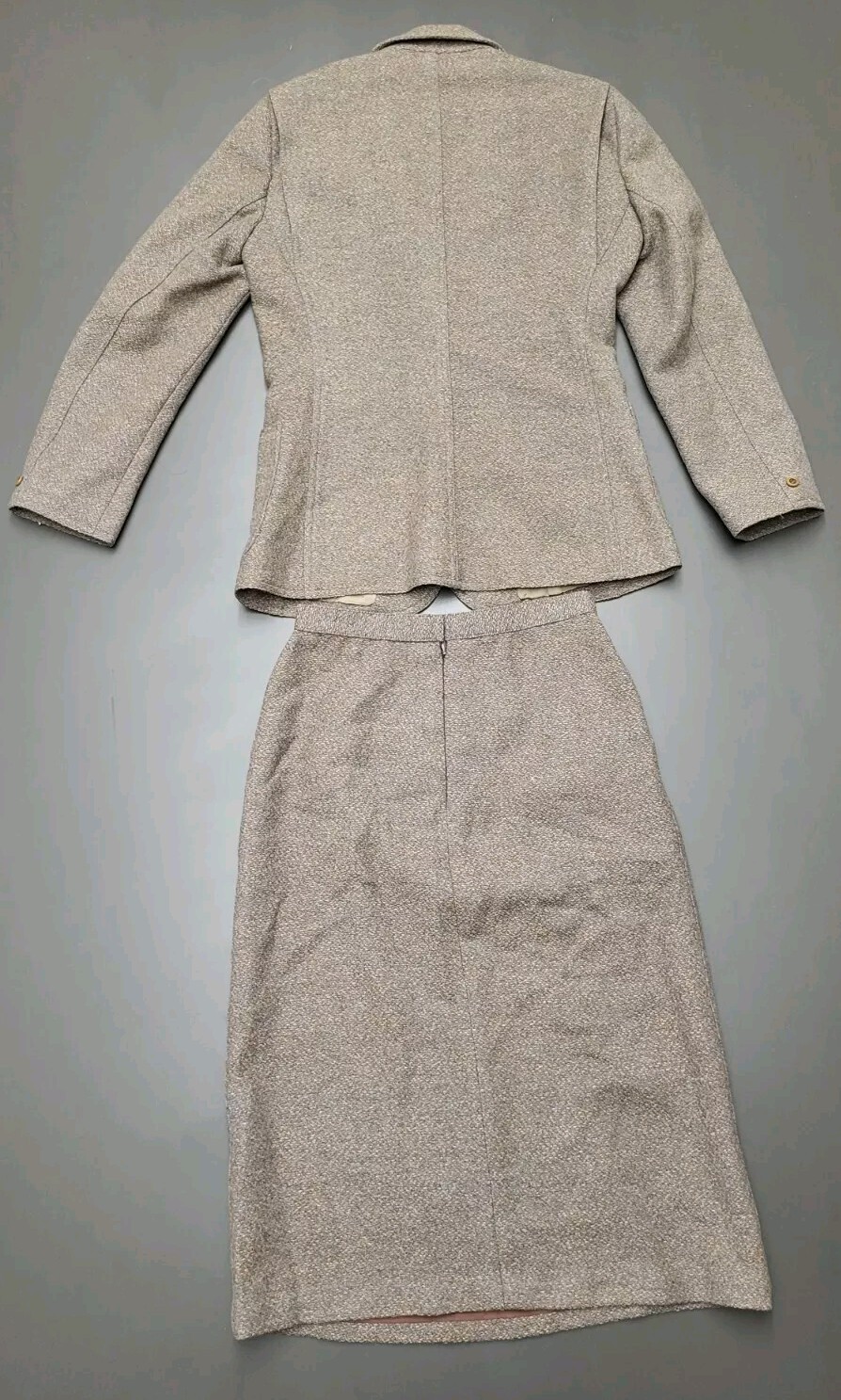 Vintage Beene Bag Wool Suit Small Women’s Harris Tweed Sz 6 Geoffrey Beene