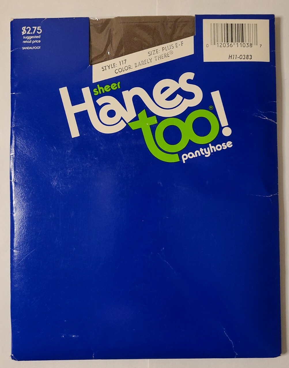 3 Vintage Hanes Too Sheer Pantyhose – Sandalfoot – Various Sizes & Colors – 1986