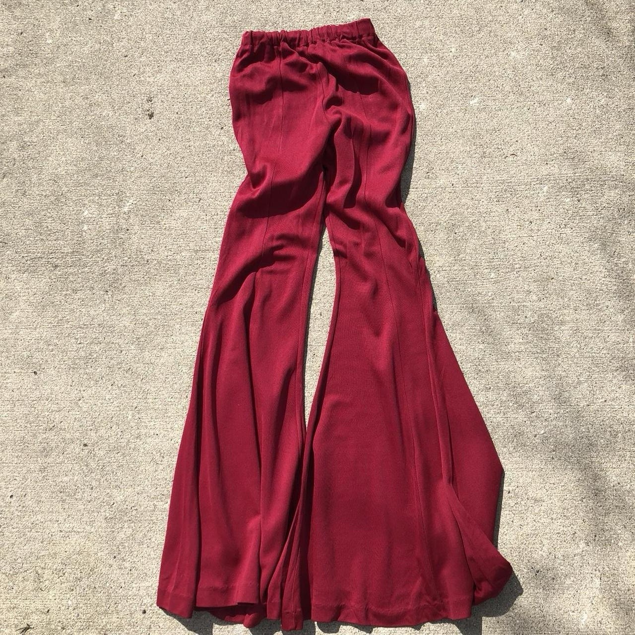 Vintage Frederick’s Of Hollywood Big Bell Bottoms And Long Sleeve Top Disco Set