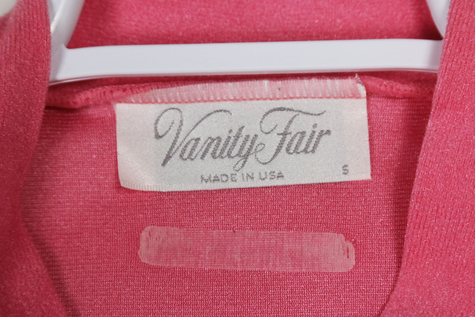 Vintage Vanity Fair Women’s Sz S Housecoat Pink Robe MCM Housewife Granny-Core