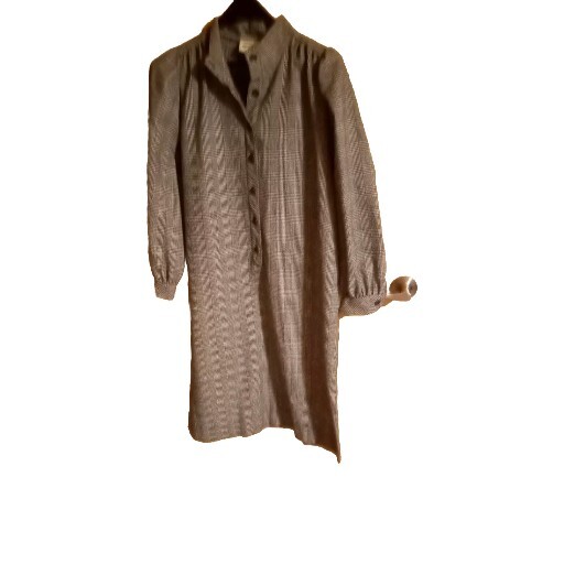 Vintage Dress Sz 16 Petite Wool Blend Made In USA Workers Union Winter Wear