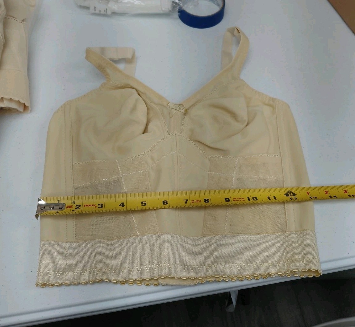 Vintage Crown-nette Longline Bra Size 36C