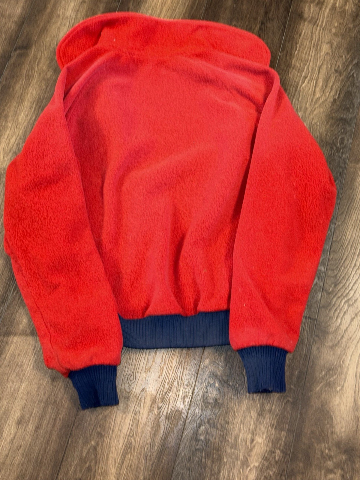Vtg Patagonia Big Logo Womens Fleece Jacket 13/14 Full Zip 70s Rare Broken Zip