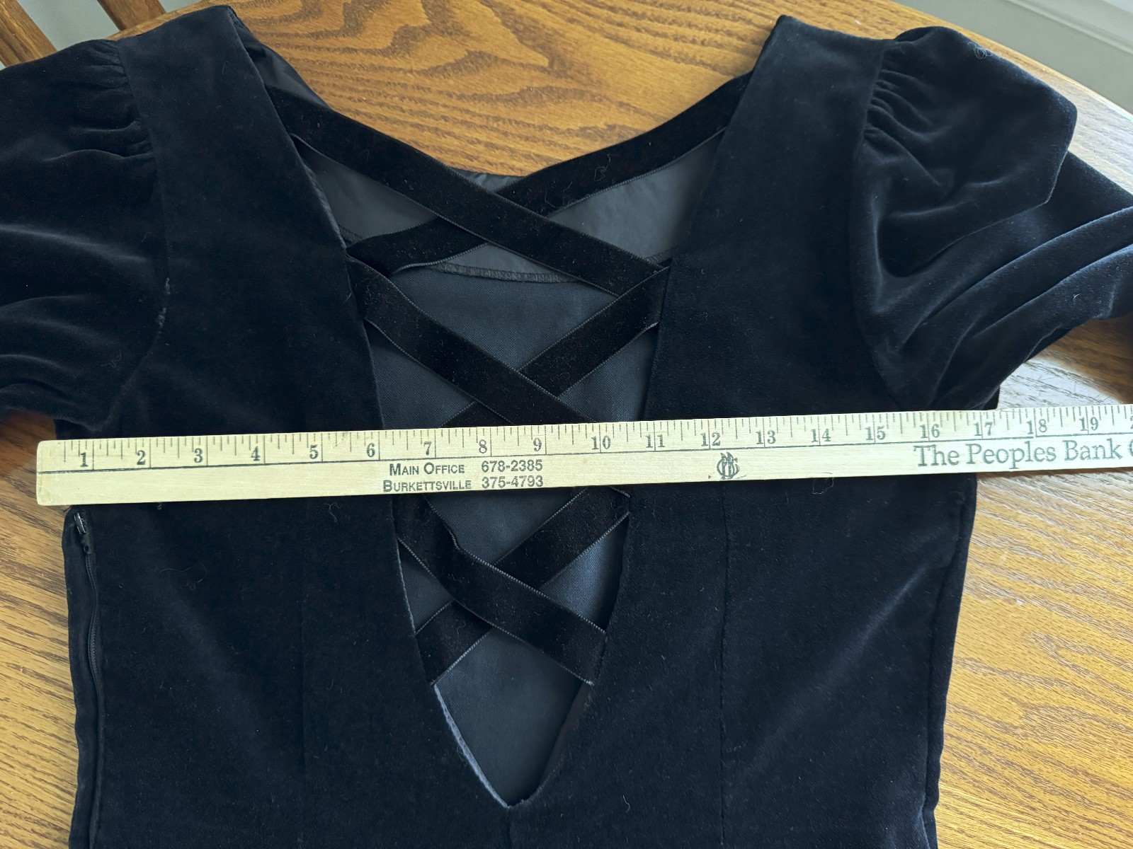 Vtg ’90s ARIELLA London Sz L Velvet Fit & Flare Retro Style Black Cocktail Dress