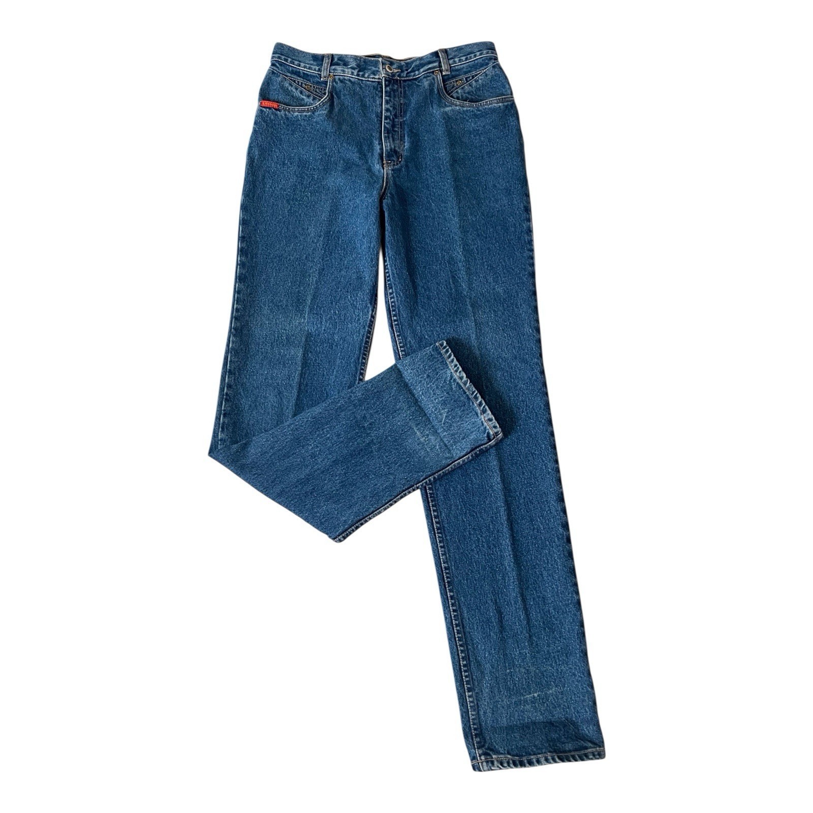 Vintage LAWMAN 15 High Waisted Western Jeans 80’s Cowgirl Rodeo Straight Leg