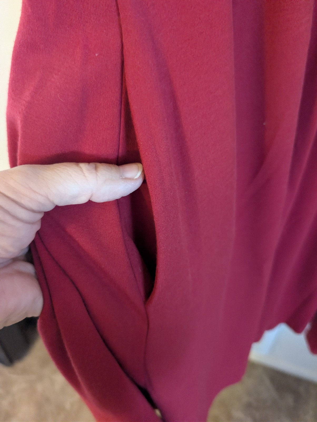 Vintage Sears „The Fashion Place” Dress Cocktail Glam in Red XL or XXL