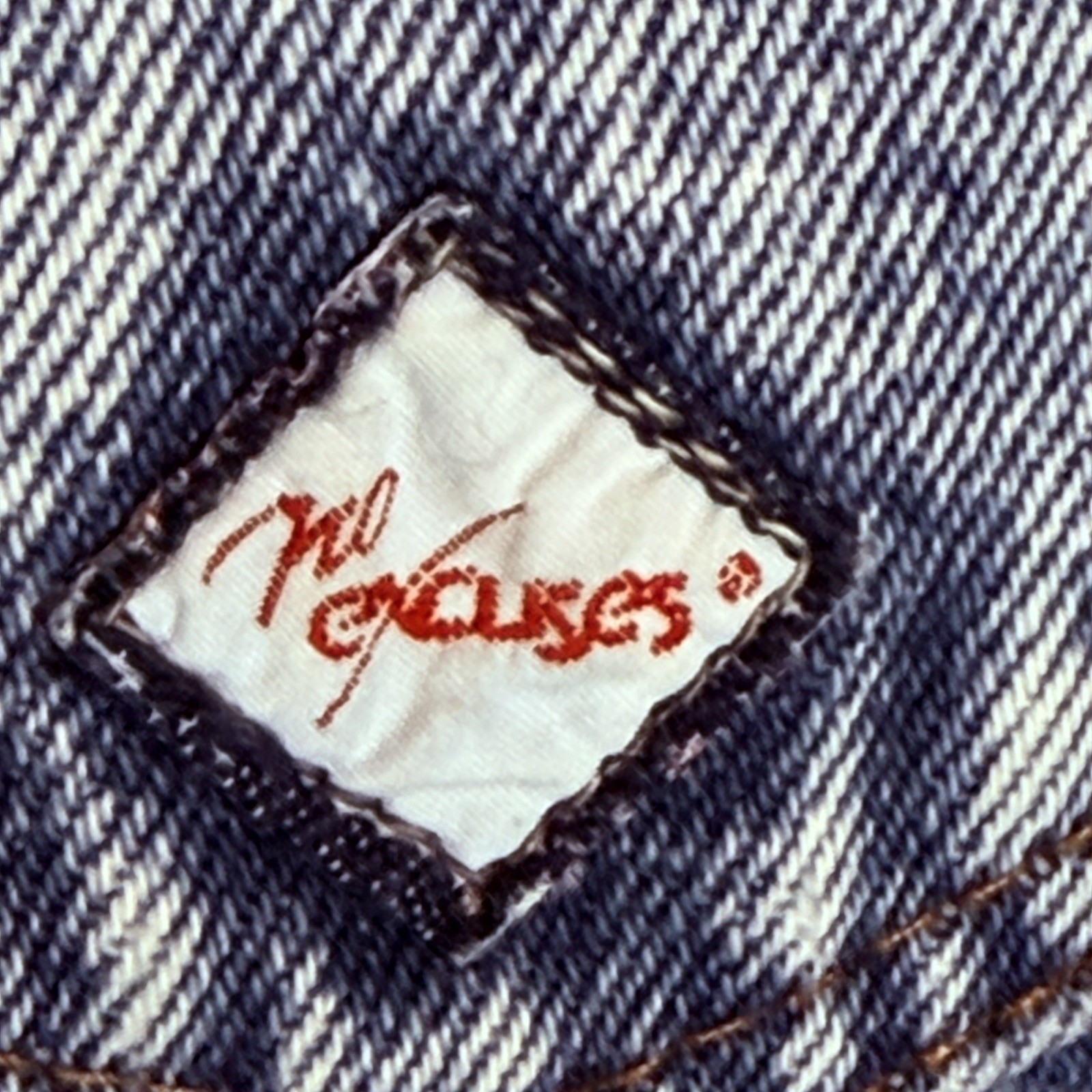 Vintage No Excuses Collectors Series High Waisted Light Wash Jeans Bow Hem Sz 13