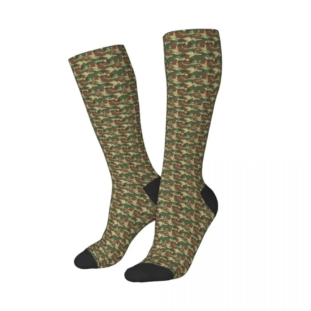 Rhodesian Brush Stroke Camouflage Socks Harajuku Stockings All Season Long Socks