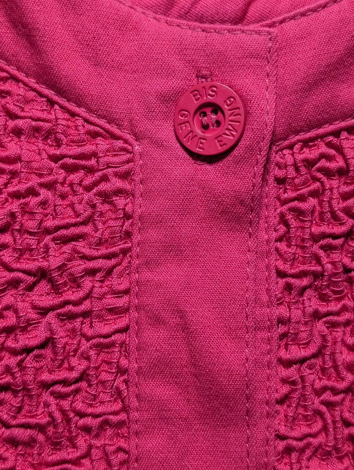 VTG Bis Bis Designer Pink Jacket Coat Sz Small Gene Ewing Old Money Momcore USA