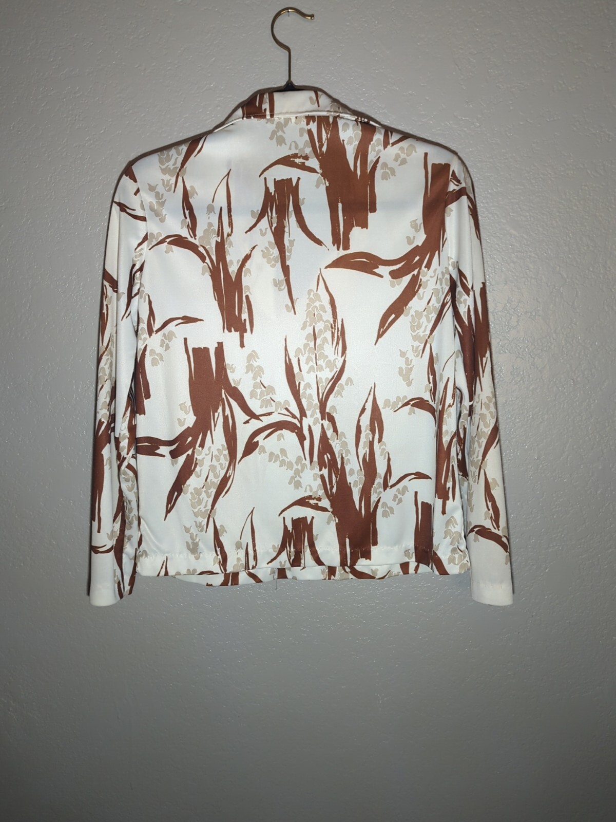 1960s 1970’s vintage Mod Hippie disco blouse top Women’s M/L Medium