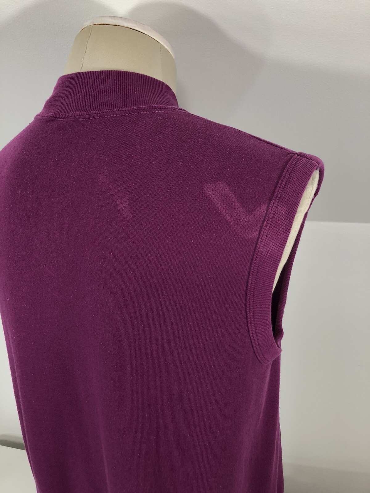 Vintage NIKE Adult S/M Full Zip Sweatshirt Vest Shirt Top Active Retro 70s 80s