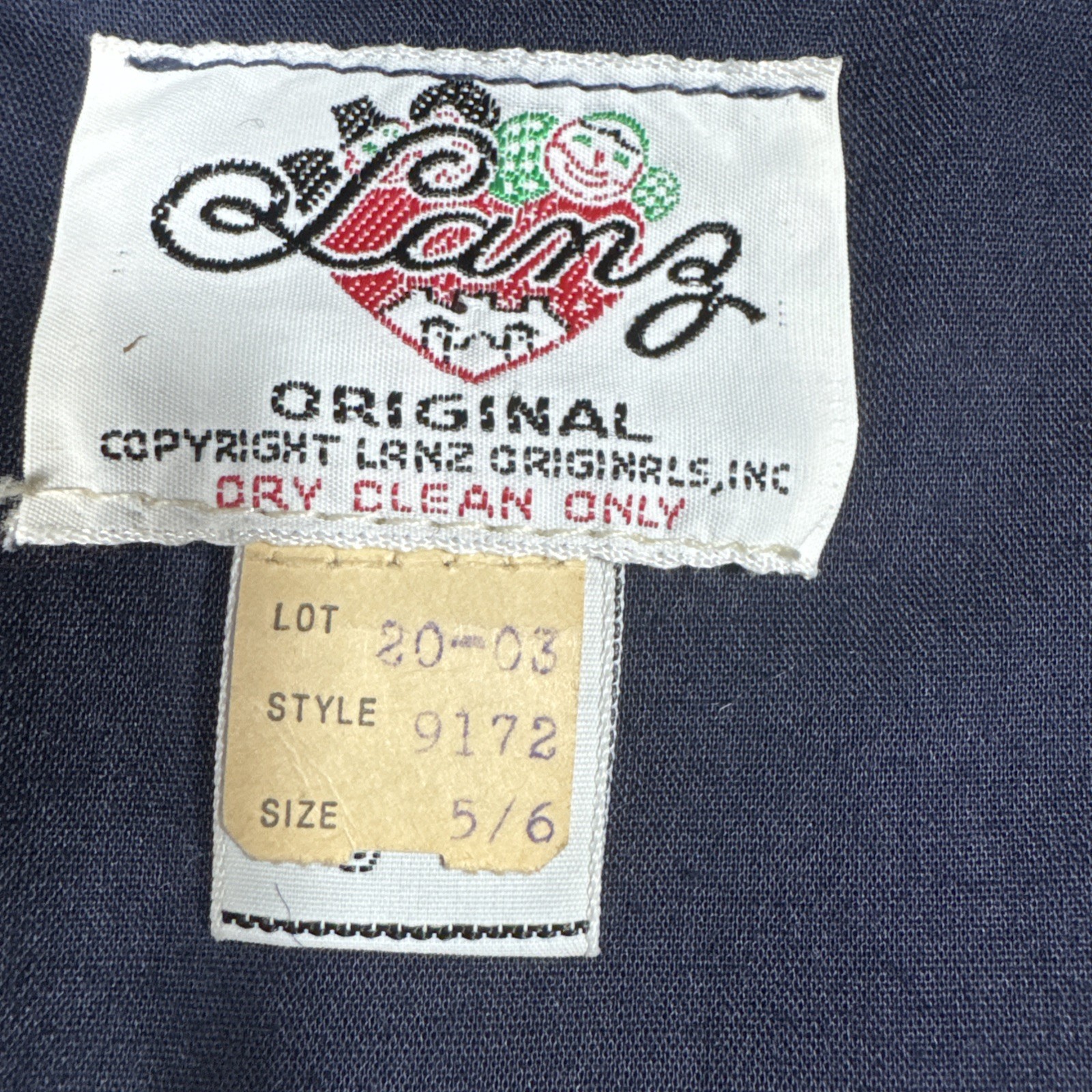 VTG Lanz Highland Heritage Dress SIZE SMALL 5/6 Wool Tartan Classic Red ButtonUp