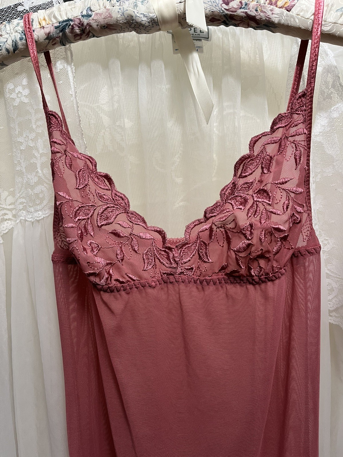 Chiffon Brandywine Nightgown Sheer Babydoll Lingerie