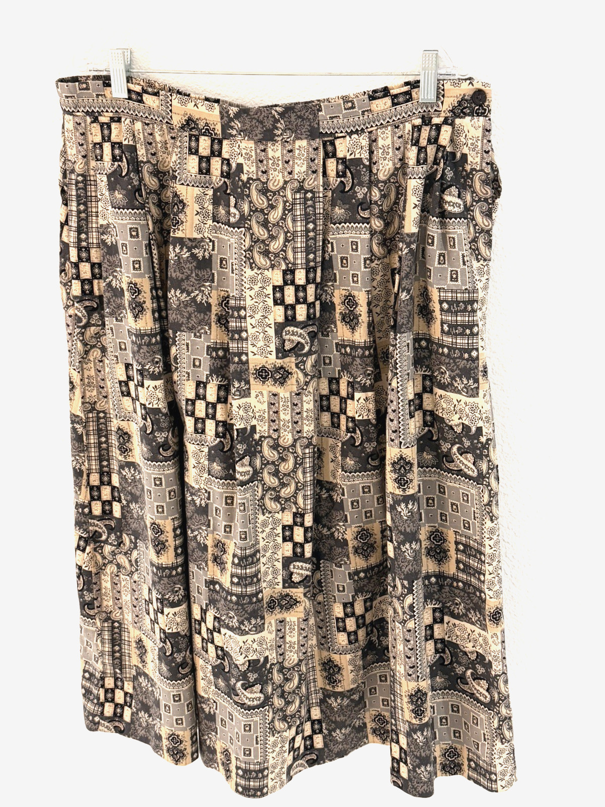 Vintage 90’s Ladies Orvis 100% imported cotton skirt SZ 14