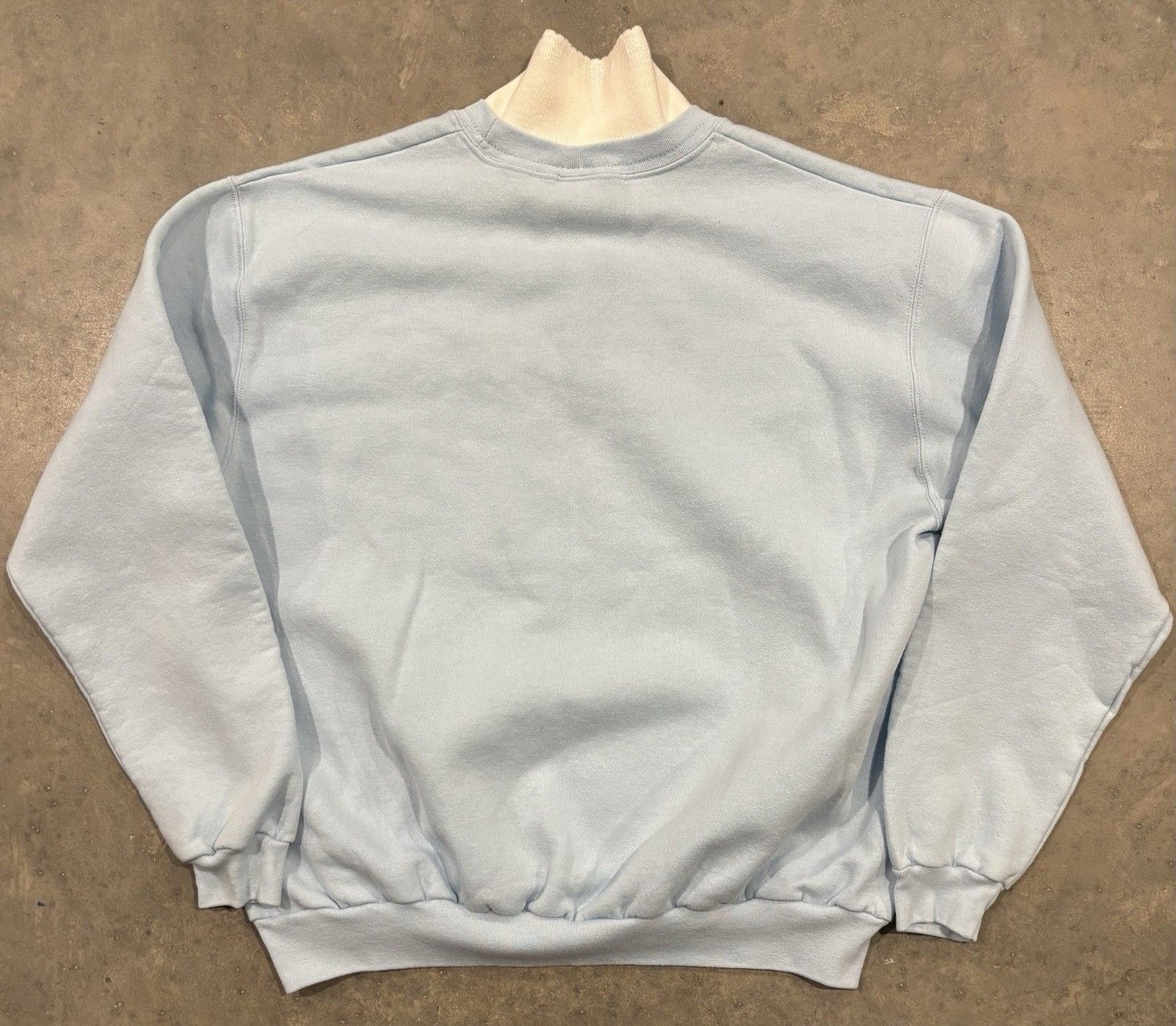 VTG Top Stitch By Morning Sun Granny Double Collar Embroidered Sweatshirt 1X