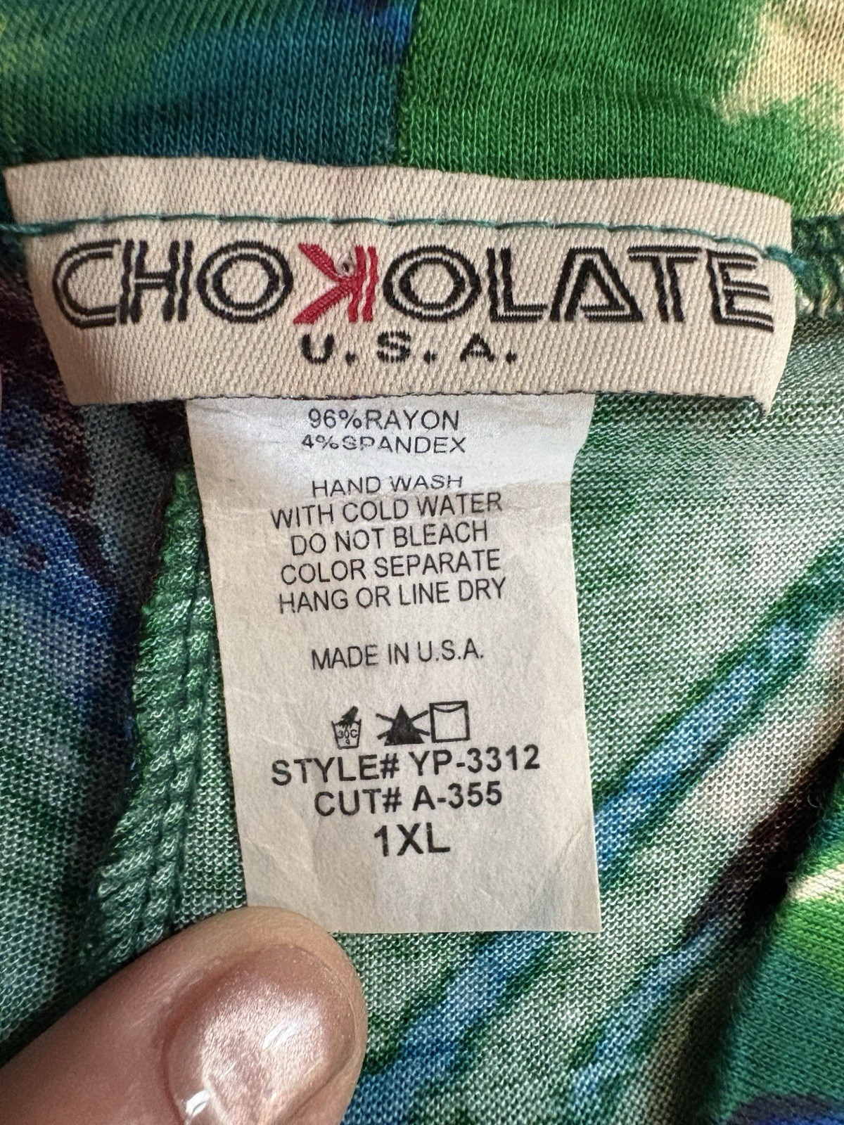 Chokolate Vintage Hippy Chic Plaza Pants Sz 1X Halloween Costume Retro