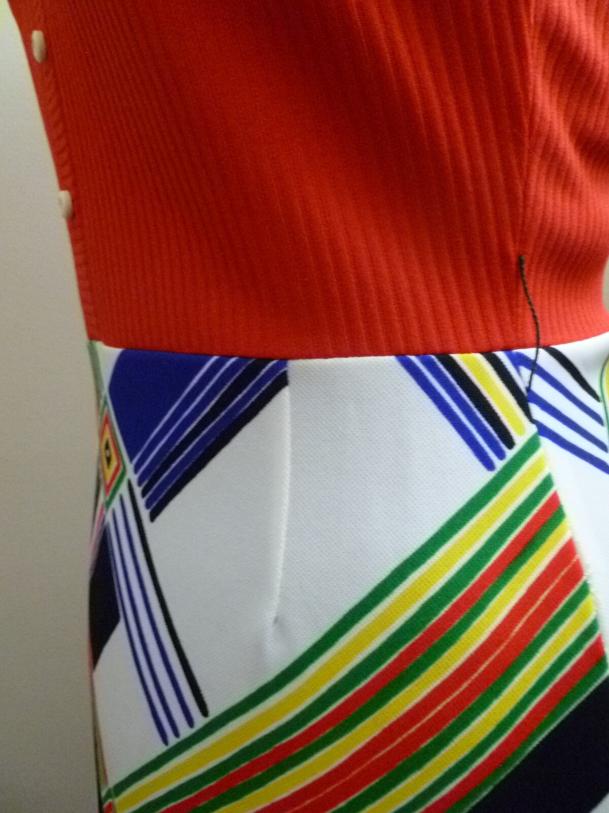 Vintage 1950-60’s Women J. Harlan Originals Dress Size M Sleeveless Multi-color