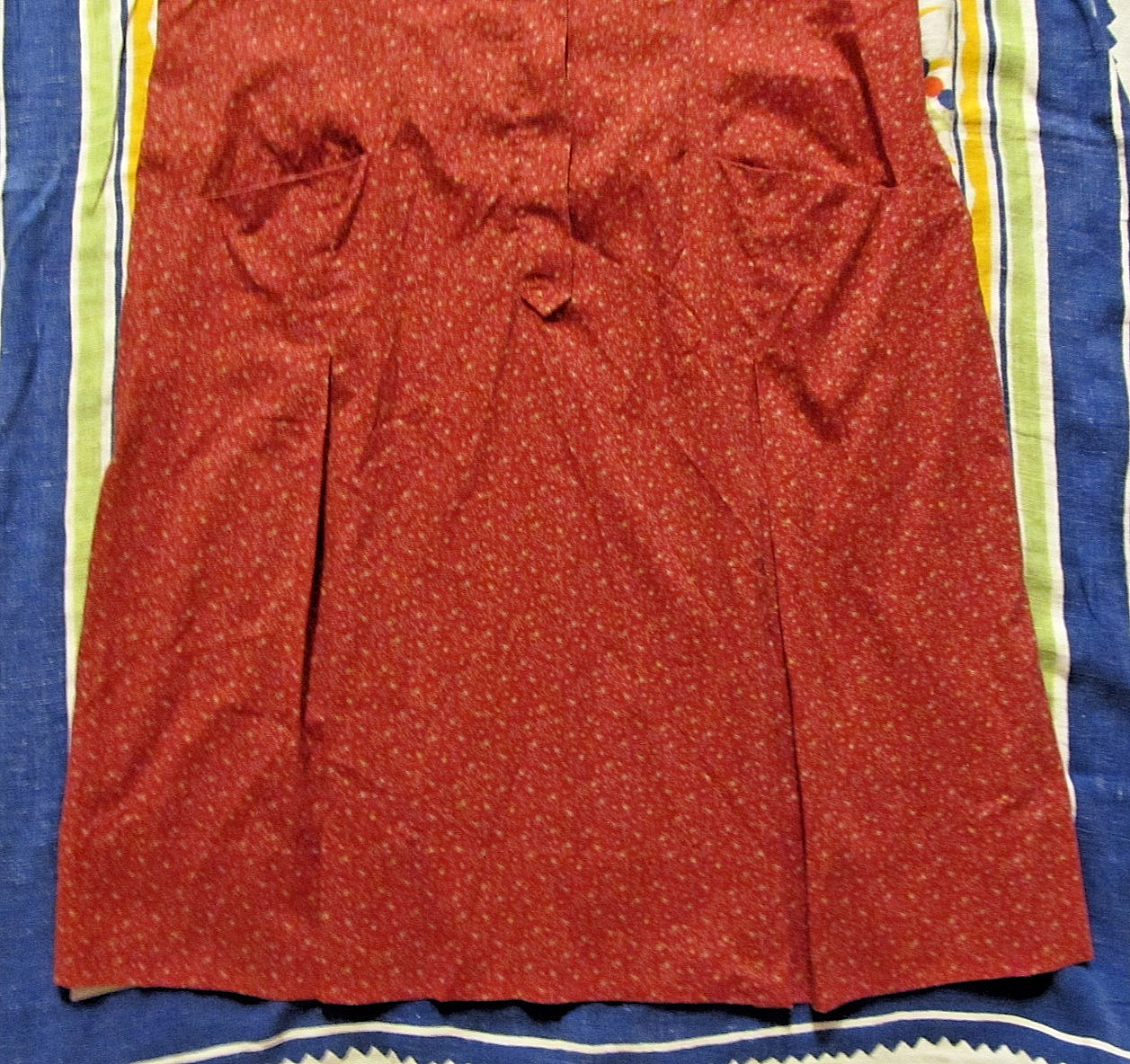 Vintage 1960’s A Nancy Frock red flower print house dress size 20 1/2