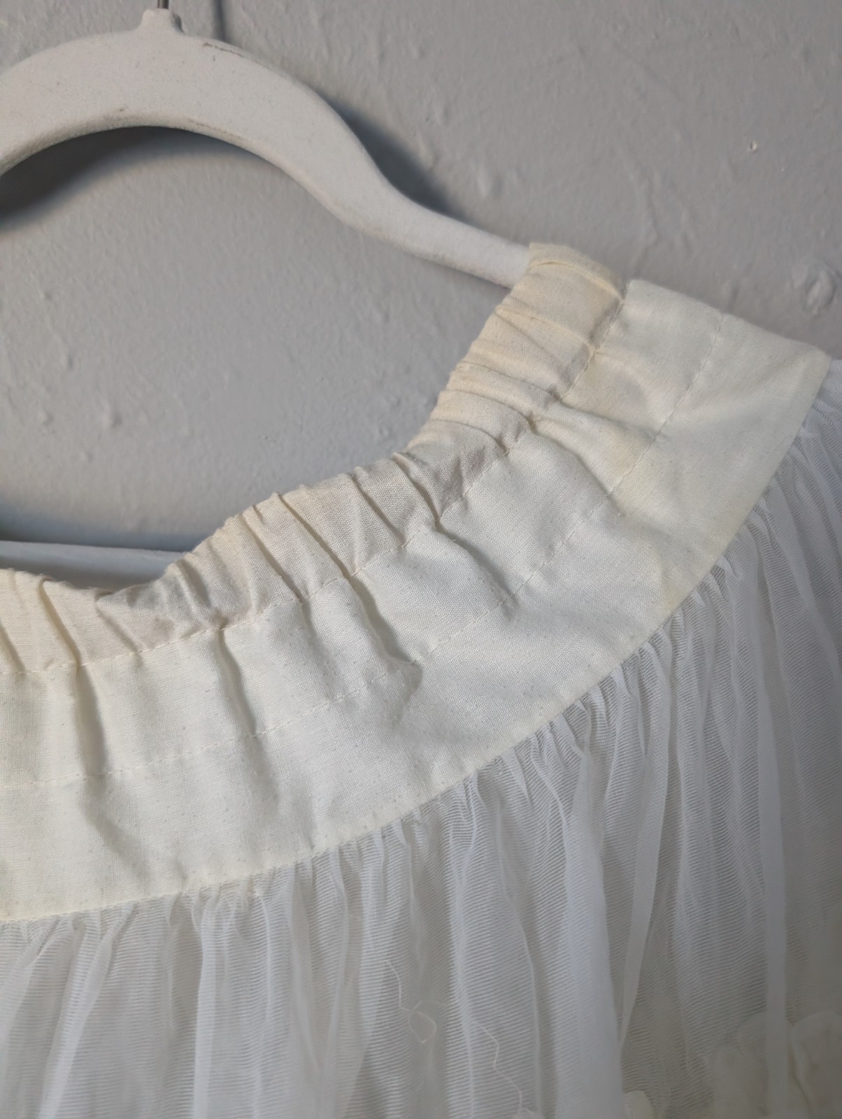 3 Partners Please Malco Modes Extra- 4-Tiers crinoline Square Dance White