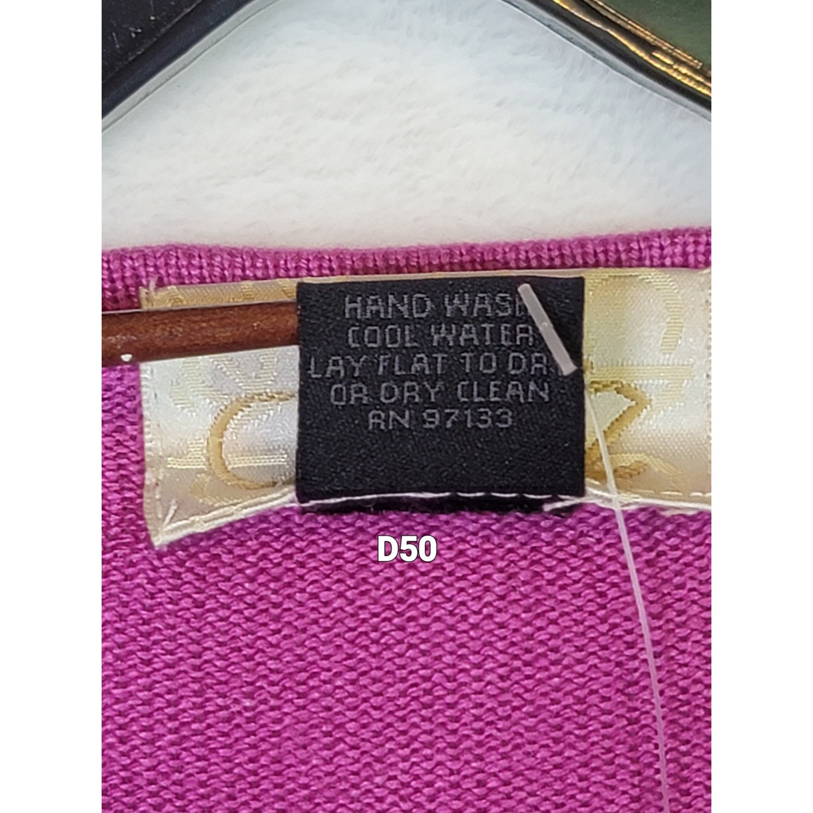 Vtg Barbiecore Pink Purple Silk Cashmere Cardigan Timeless Quiet Luxury Size M