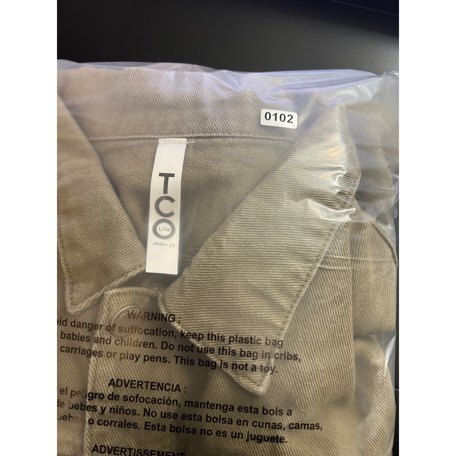 Vintage Miss Sixty Distressed Denim Trucker Jacket Olive Green TCO Rebrand L