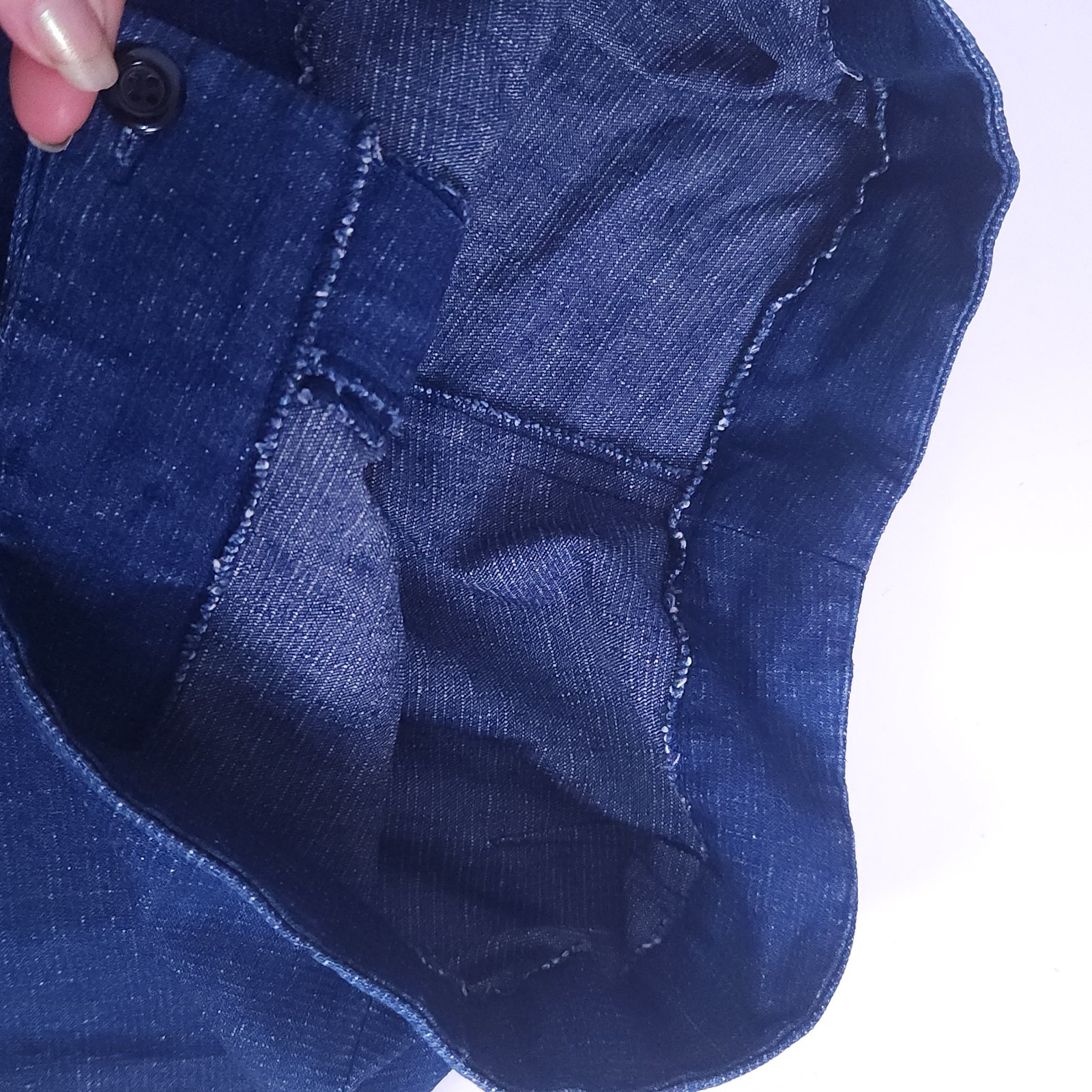 Vintage 70s Denim Flare Jeans Ladies 10 Rave Cyberpunk Hippy Retro Bell Bottoms