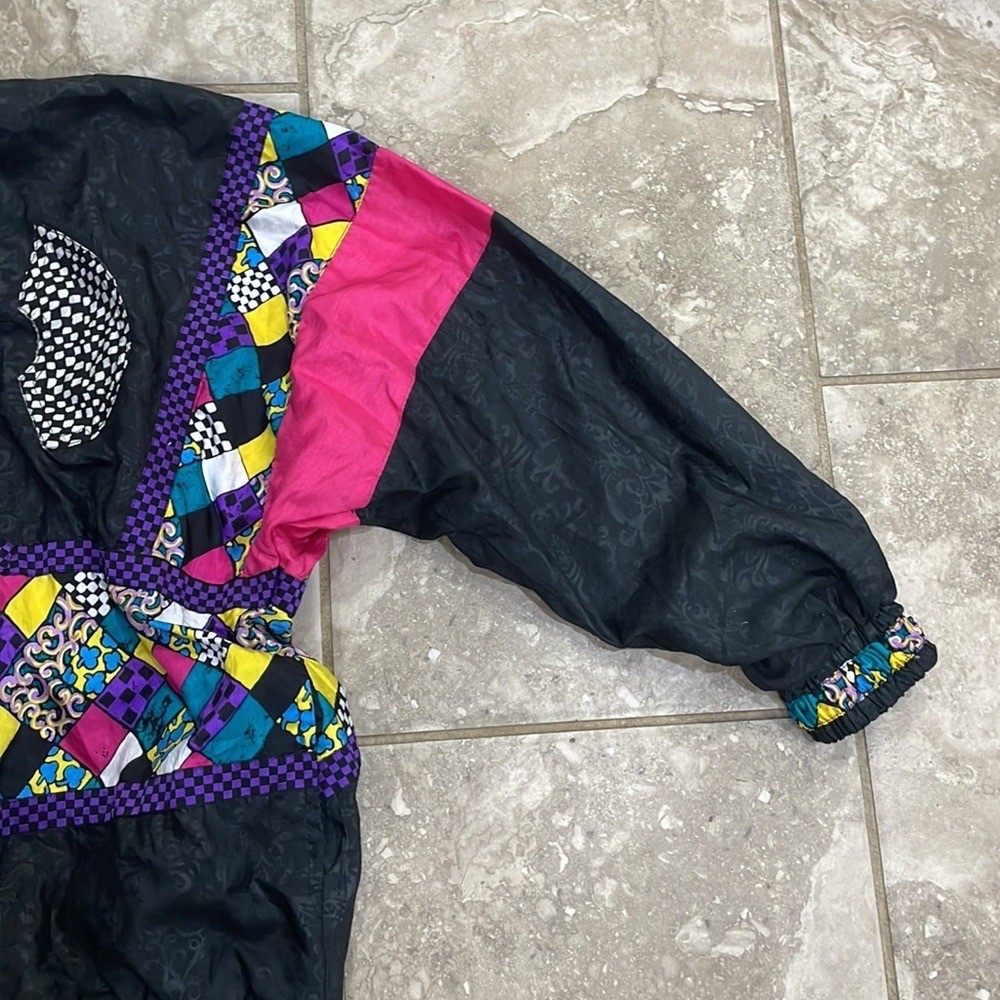 Vintage Lavon Patchwork Checkered Paisley Jacket M