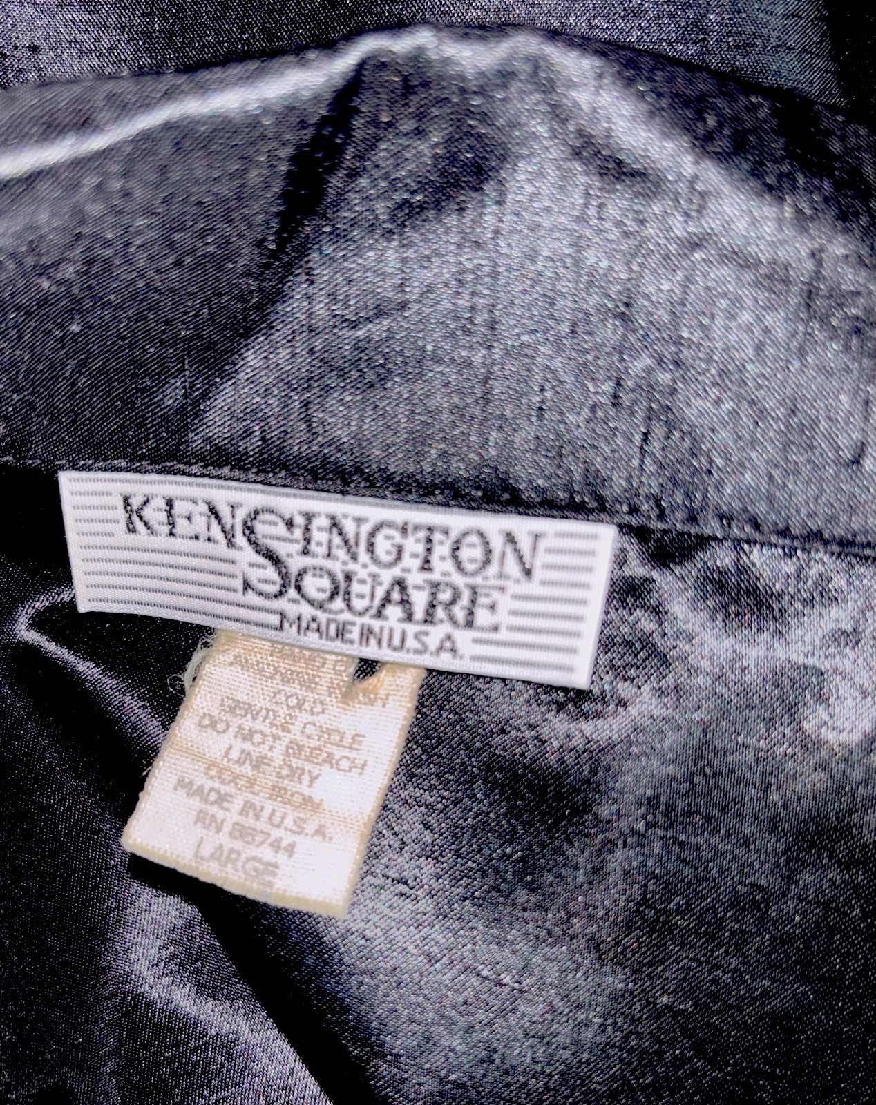 VTG Kensington Square Women Size L Three Button Long Sleeve Lightweight Jacket