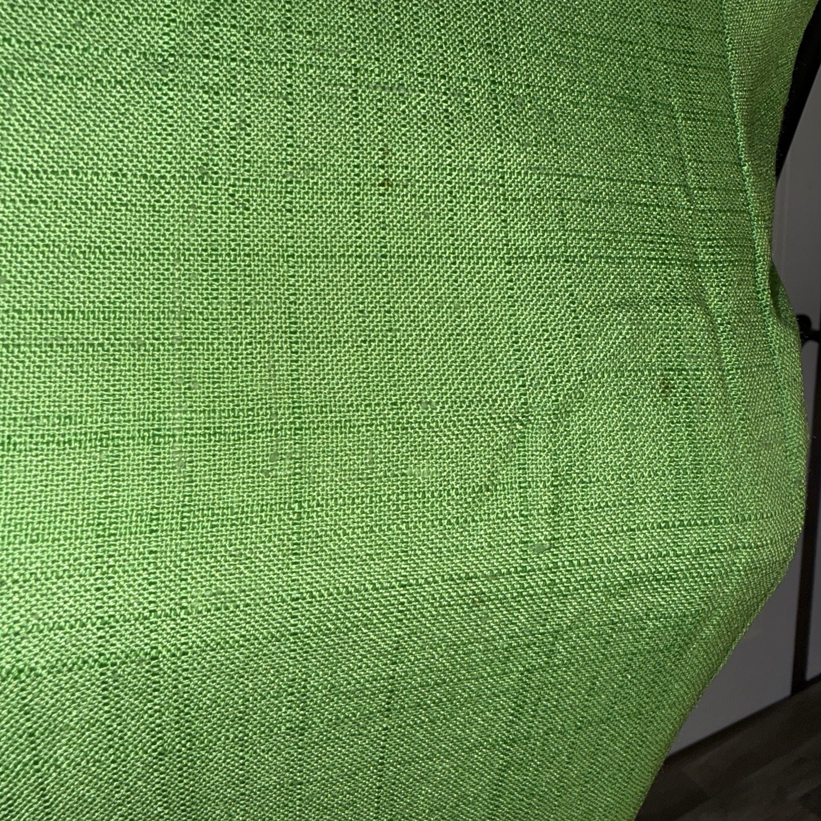 Vintage 1960s House Of Brunel Princess Dress Lime Green Linen ILGWU Mod MCM✅desc