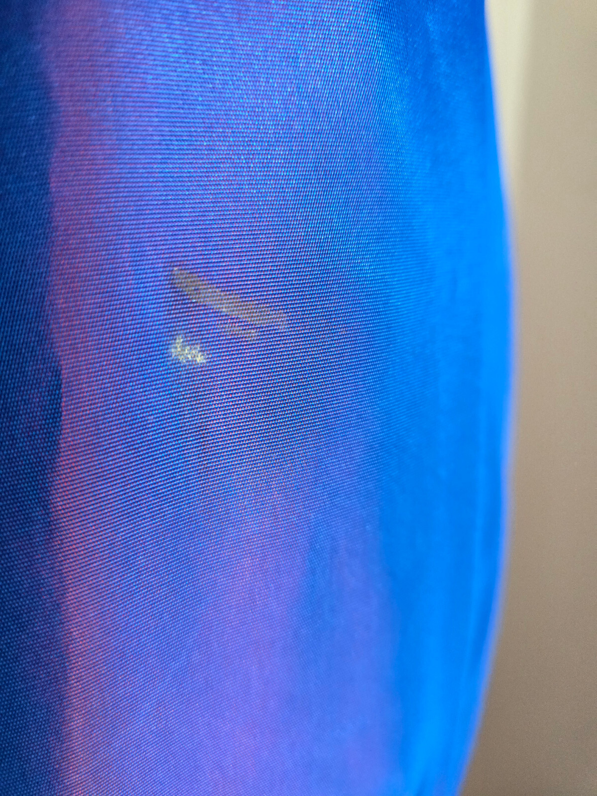 Vintage 1990s Y2K blue pink irridescent corset back formal gown dress be smart