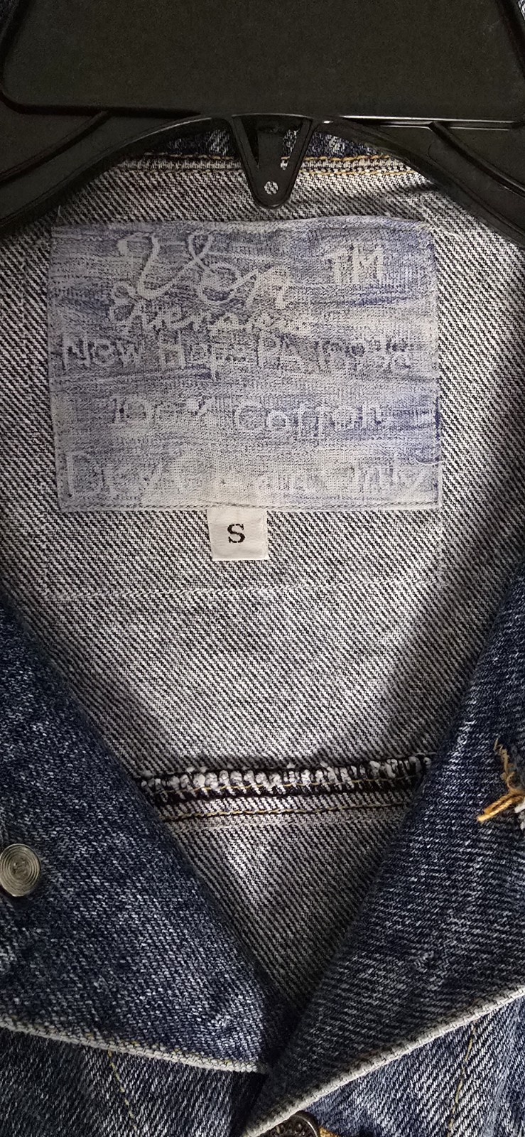 Von Ehrenpreis Jacket Women’s S Blue Denim Tapestry Coach New Hope PA Vintage