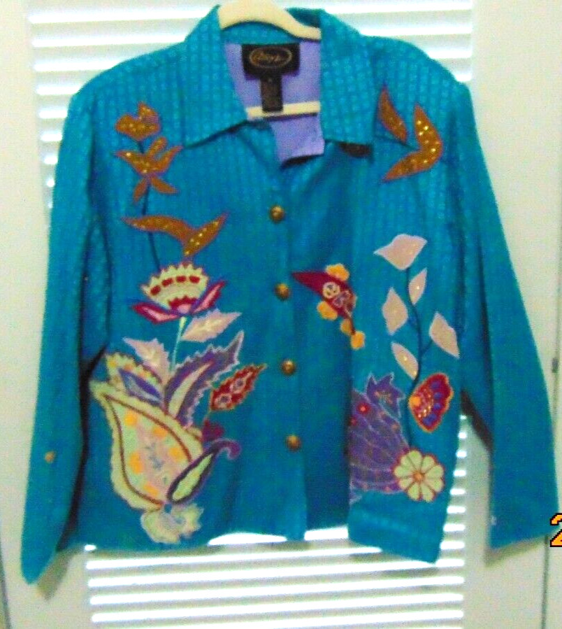 Alex Kim Paisley XL Jacket BEAUTIFUL