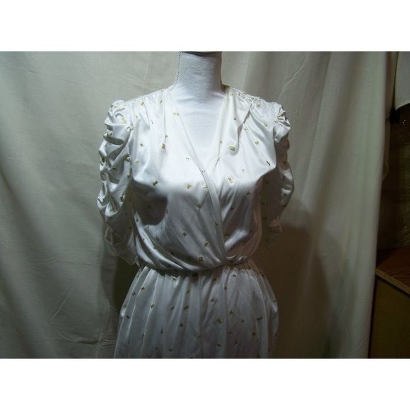 Vintage Diamond’s Run Jumpsuit Harem Leg 9/10 Parachute 90’s White Y2K