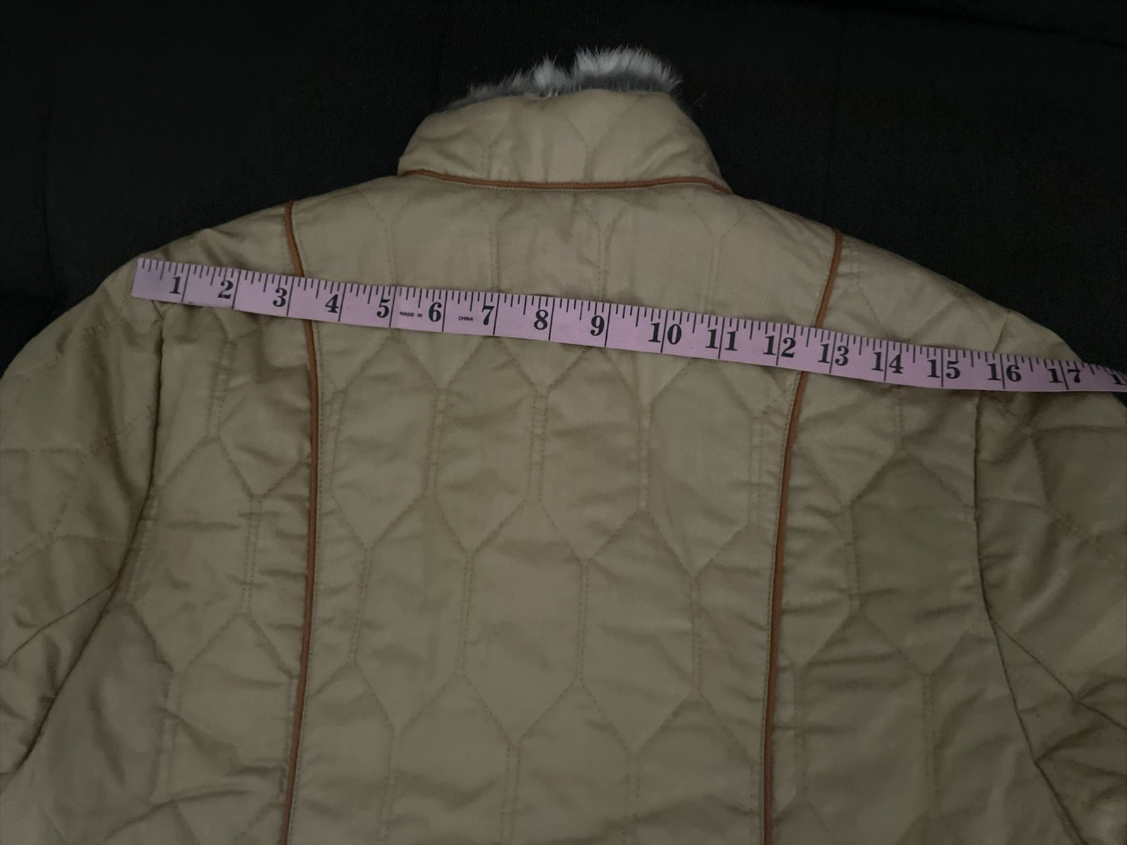 VTG 70s 80s Made in Hong Kong Reversible Rabbit Fur Coat Jacket Women’s Sz S