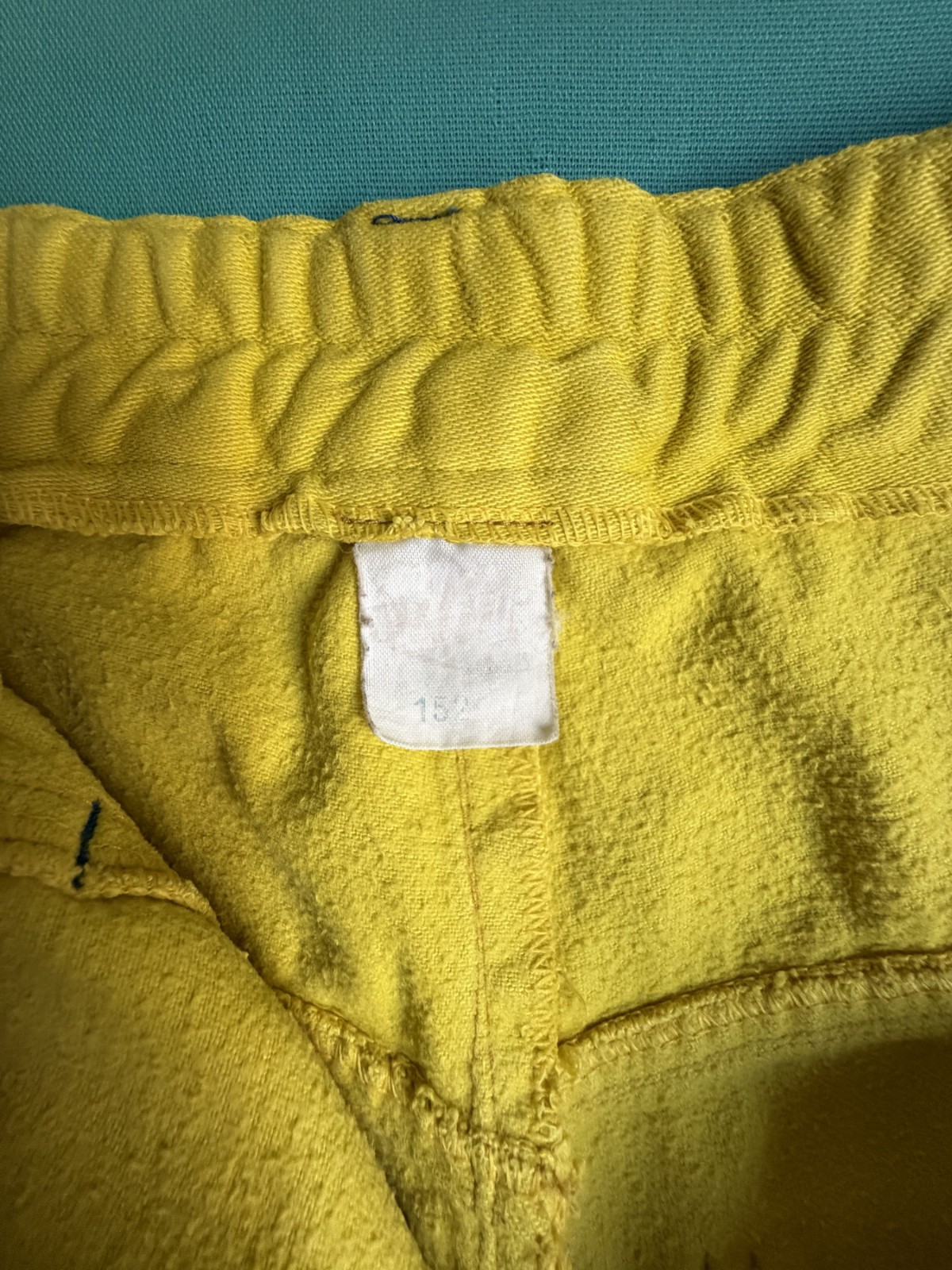 Oilily 1980s Womens Vintage 100% Cotton Balloon Waist Yellow Jeans