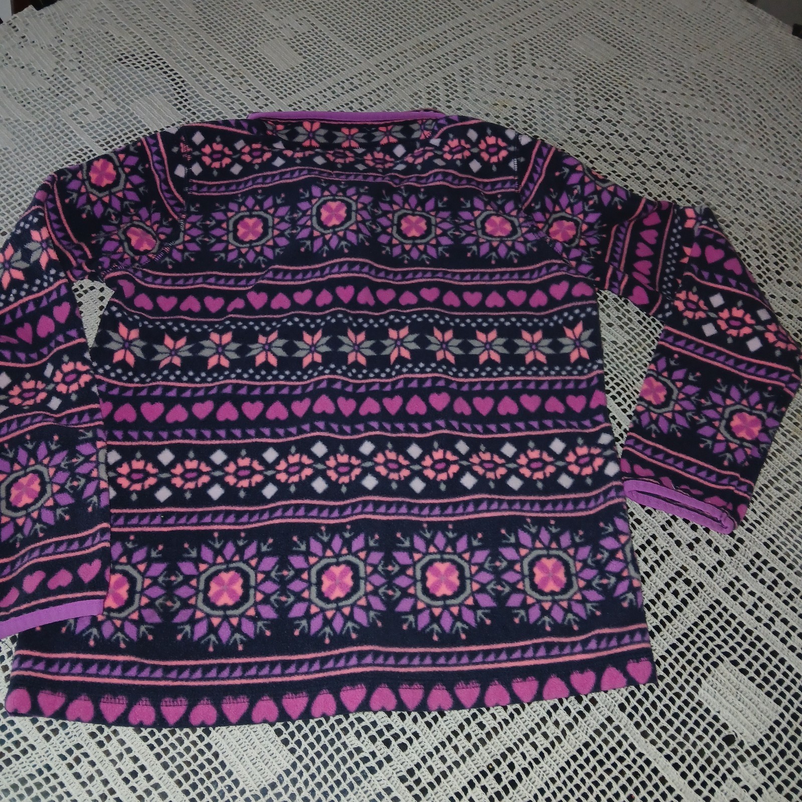 Vintage sz 10 JR OSHKOSH BEGOSH FLEECE JACKET COAT VERY NICE JACKET EXCELENT