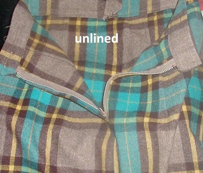 Preppy PLAID WOOL PENCIL SKIRT Teal cocoa golden 24W Vintage 1950s Wiggle TAB