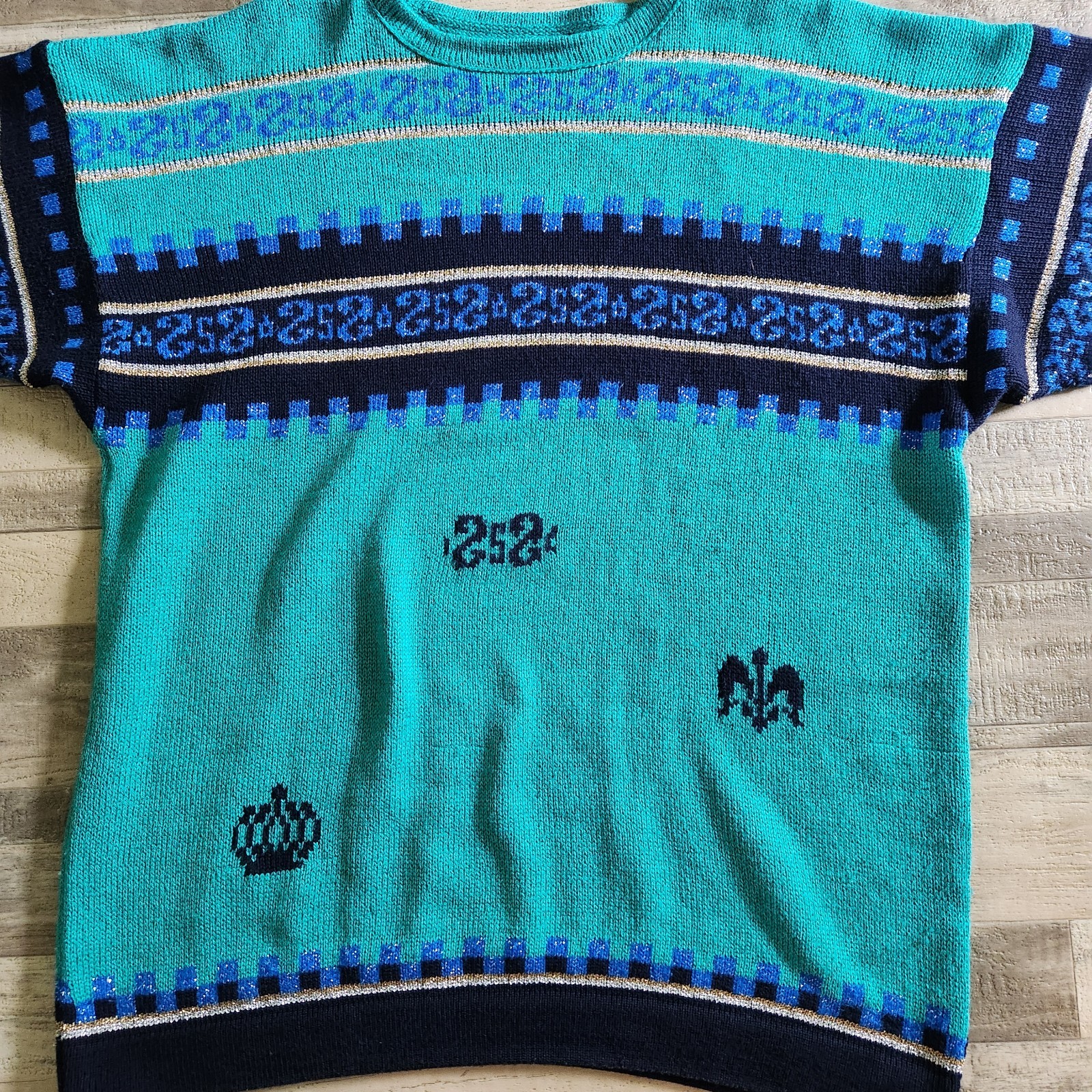 Vintage Oversized Boxy Avant-Garde Knit Sweater 80s-90s Handmade Europe L-XL