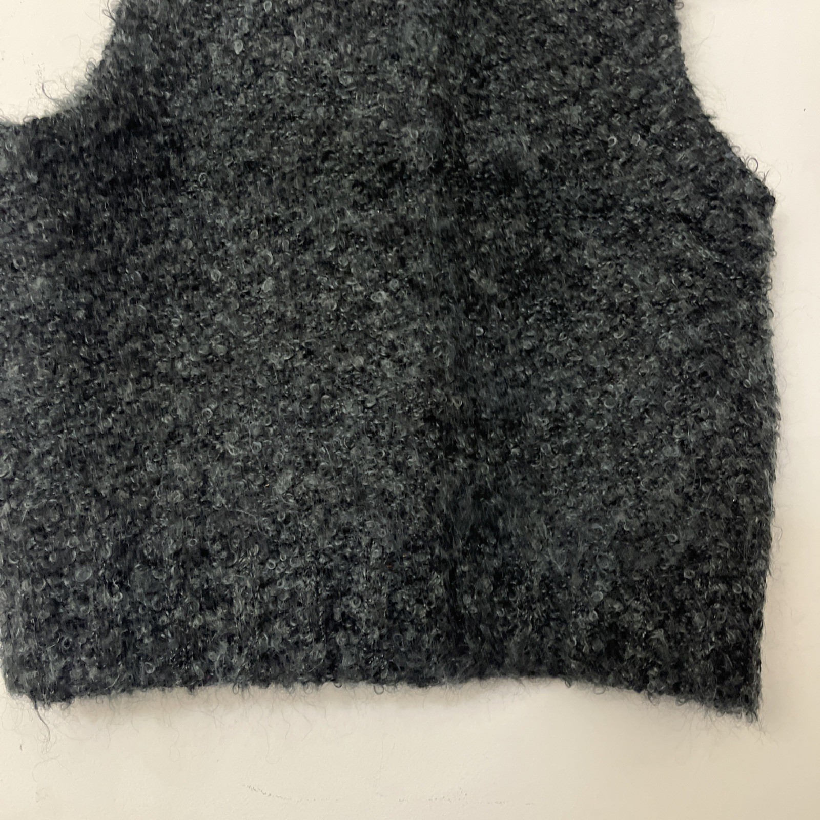 Vntg Portraits Northern Isles 45% Mohair Chunky Warm Cozy Hand Knitted Vest